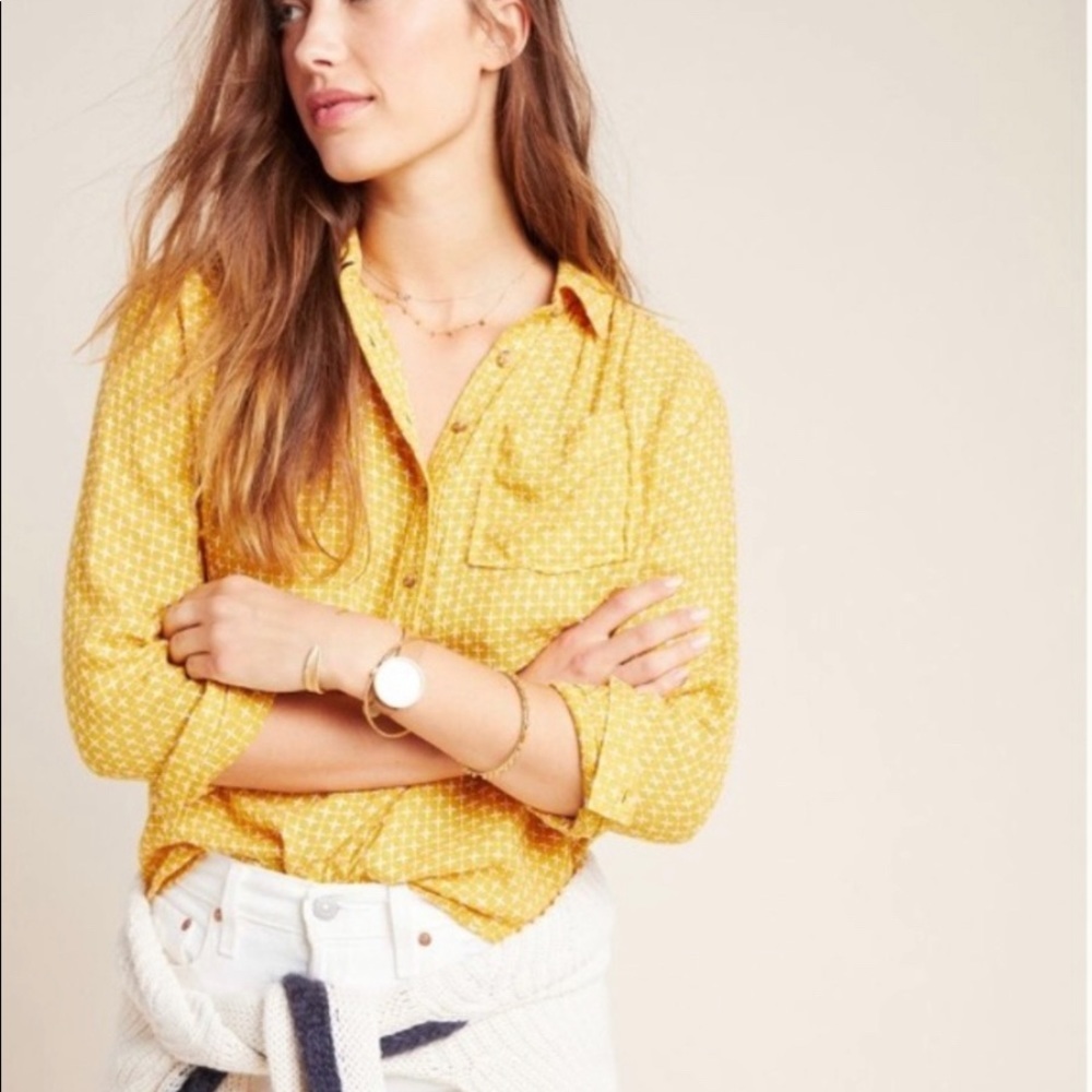 Anthropologie ~ Isadora Button-Back Tunic